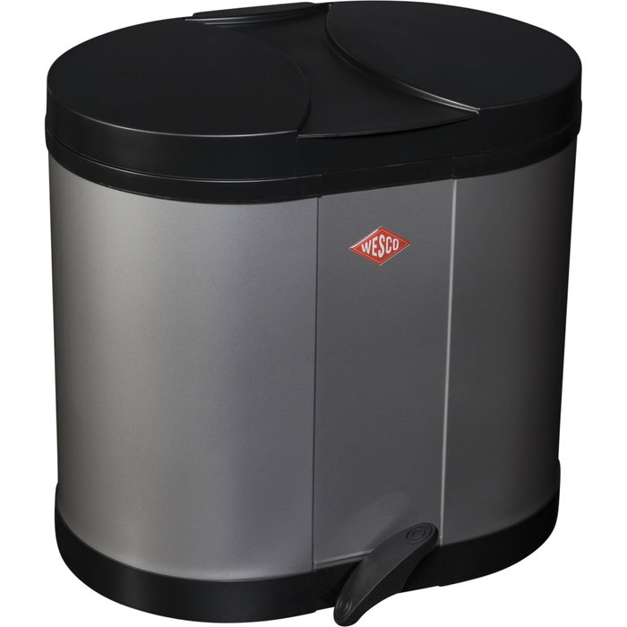 Wesco Eco-Double Bin Beta Silver