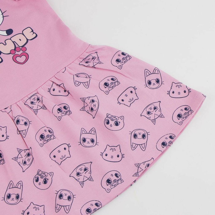 Cerdá Vestido French Terry Gabby´S Dollhouse 3 Años Rosa