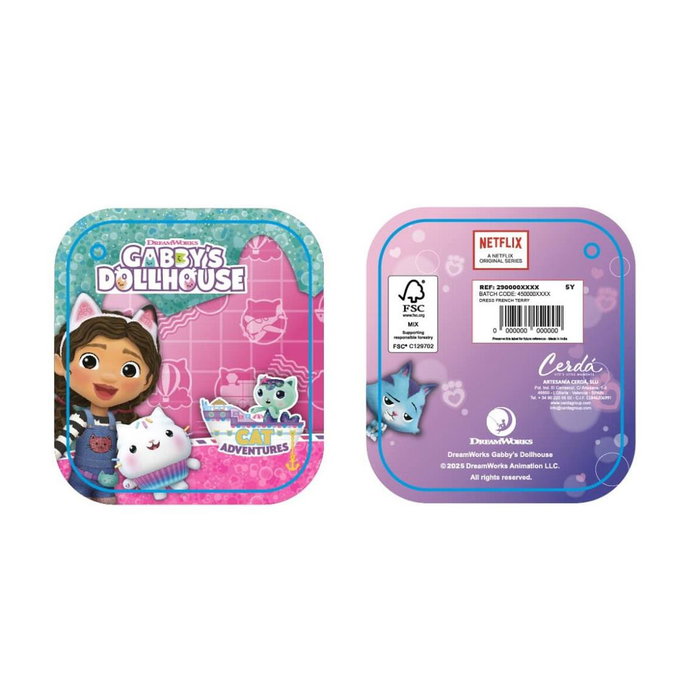 Cerdá Vestido French Terry Gabby´S Dollhouse 3 Años Rosa
