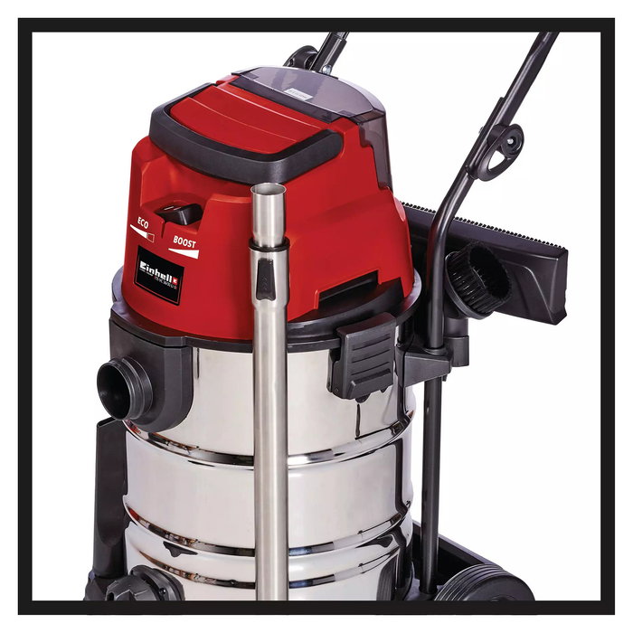 Einhell TE-VC 36/30 Li S-Solo Aspiradora Profesional Seco y Húmedo Tambor 30 L Batería 36V