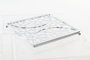 DKD Home Decor Salvamantel Metal Margaritas Cromado 18x18x1,5 cm