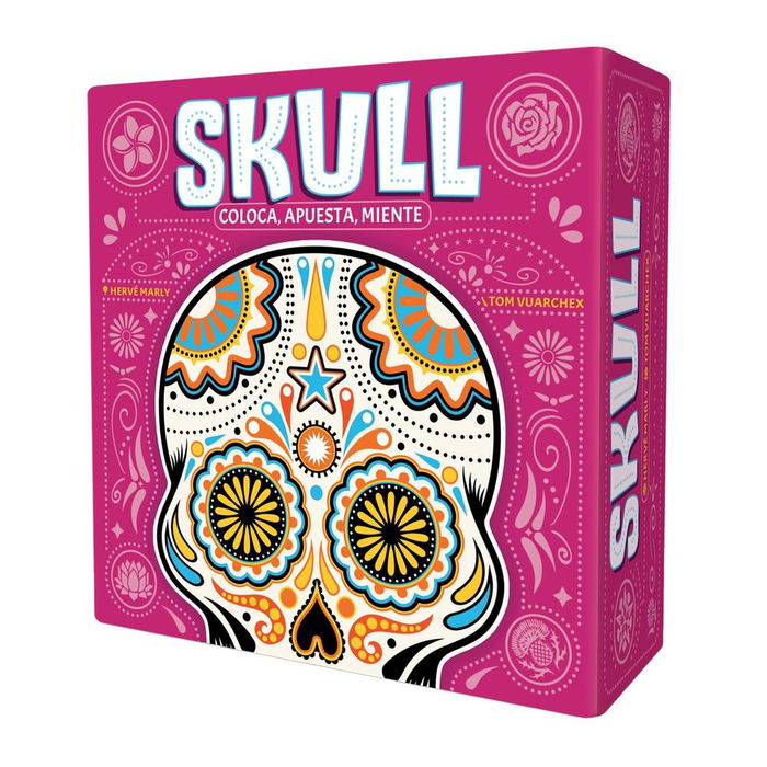 Space Cowboys Skull Juego de Mesa - Edad 10+ - 3 a 6 Jugadores - Partidas 15-45 min - Faroles, Estrategia, Deducción - Ref. SCSK02ES - En Español