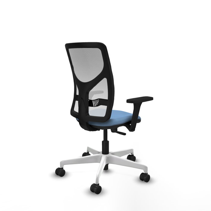 PIQUERAS Y CRESPO Silla de oficina Motilla con mecanismo Sincro, Azul cielo y Blanco PIQUERAS Y CRESPO Silla de oficina Motilla con mecanismo Sincro, Azul cielo y Blanco