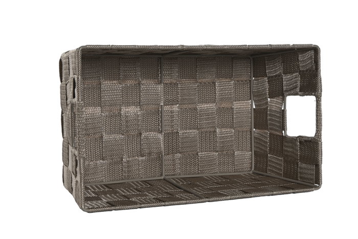 DKD Home Decor Cesta de almacenaje PP y metal verde 30x17x11 DKD Home Decor Cesta de almacenaje PP y metal verde 30x17x11