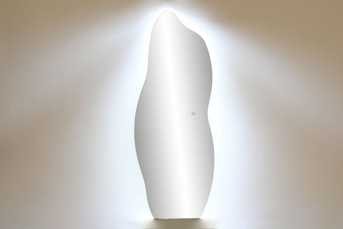 DKD Home Decor Espejo LED de Cristal Táctil 50x130 cm