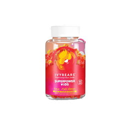 Ivybears Gominolas Superpower Kids Multivitaminas para Niños - Salud y Bienestar - Veganas - 150g