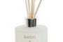 DKD Home Decor Set de 3 Velas de Cristal en Blanco