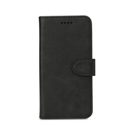 eSTUFF Funda Cartera con Ranuras para Tarjetas y Soporte para Samsung Galaxy S23 4G, Cierre Magnético, Color Negro