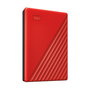 Western Digital WDBYVG0020BRD-WESN Disco Duro Externo My Passport 2 TB Rojo