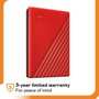 Western Digital My Passport 2 TB 2.5 pulg. USB 3.2 Gen 1 Rojo