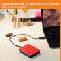 Western Digital My Passport 2 TB 2.5 pulg. USB 3.2 Gen 1 Rojo