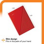 Western Digital My Passport 2 TB 2.5 pulg. USB 3.2 Gen 1 Rojo