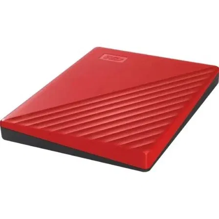 Western Digital Disco Externo My Passport 2TB 2.5" USB 3.2 Rojo WDBYVG0020BRD-WESN Western Digital Disco Externo My Passport 2TB 2.5" USB 3.2 Rojo WDBYVG0020BRD-WESN