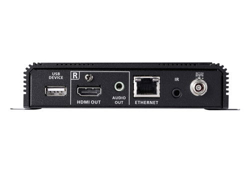 ATEN VE1843-AT-G Transceptor HDMI 4K/UHD HDBaseT 3.0 - Transmisor o Receptor, 4K@60Hz HDR, 100m por CAT6a, USB 2.0, Ethernet, IR, RS-232, Audio Embed/De-embed
