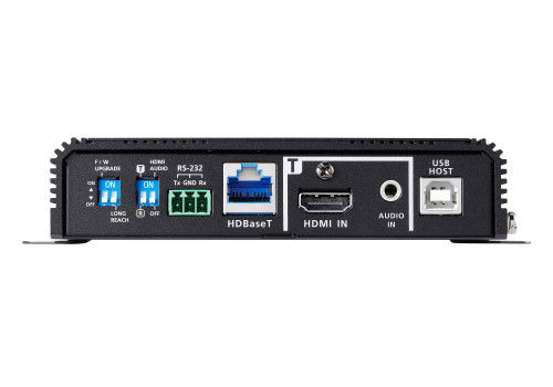 ATEN VE1843-AT-G Transceptor HDMI 4K/UHD HDBaseT 3.0 - Transmisor o Receptor, 4K@60Hz HDR, 100m por CAT6a, USB 2.0, Ethernet, IR, RS-232, Audio Embed/De-embed