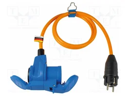 AS SCHWABE Prolongador de alimentación H07BQ-F 3G2,5mm2 1,5m