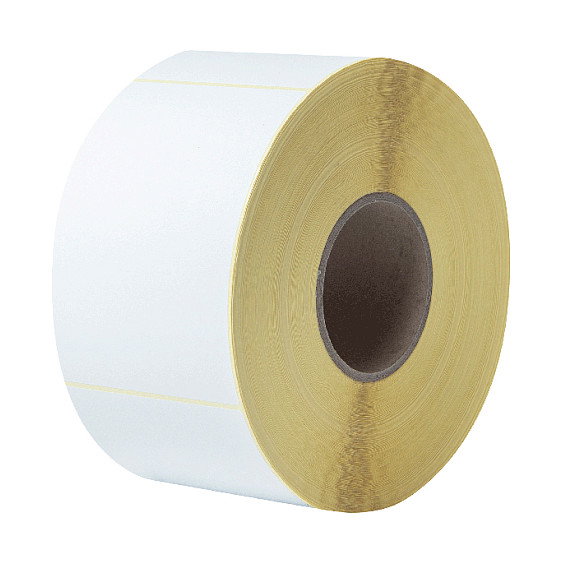 Brother BCS1J150102203 Etiquetas Troqueladas Blancas, Transferencia Térmica, 1440 Etiquetas/Rollo, 150x102 mm, Compatibles con Serie TJ