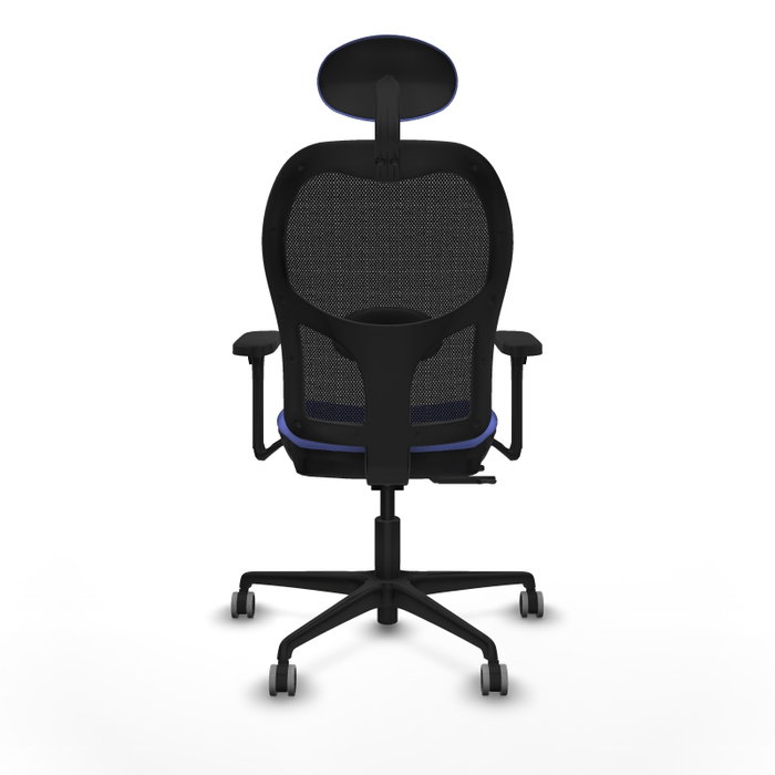 PIQUERAS Y CRESPO Silla de oficina Jorquera con mecanismo Sincro/Traslack, Azul claro y Negro PIQUERAS Y CRESPO Silla de oficina Jorquera con mecanismo Sincro/Traslack, Azul claro y Negro