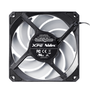 ADATA XPG Vento Pro 120 PWM - Ventilador para Caja PC de 120 mm, Negro/Blanco, 2500 RPM, 75 CFM, 28 dB(A), Alta Presión Estática, Conexión en Cadena