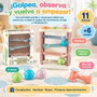 Jugatoys - misprimerosjuguetes Juego infantil torre con bolas y martillo