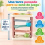 Jugatoys - misprimerosjuguetes Juego infantil torre con bolas y martillo