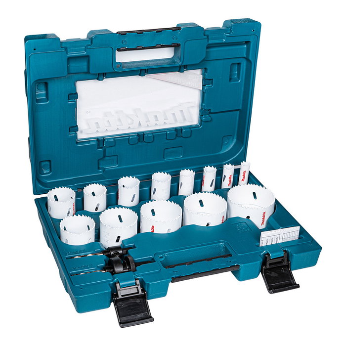 Makita D-63993 Juego de sierras de corona universal de 16 piezas Makita D-63993 Juego de sierras de corona universal de 16 piezas