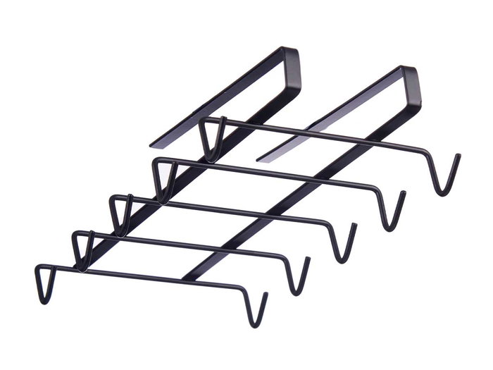 Kinvara Soporte Negro Metal para Tazas 15.5 x 7 x 28.7 cm (Set de 8)