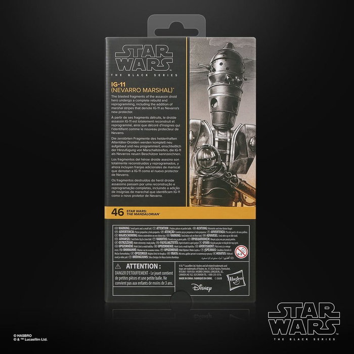 Hasbro Star Wars The Black Series Figura IG-11 (Nevarro Marshal) 15 cm