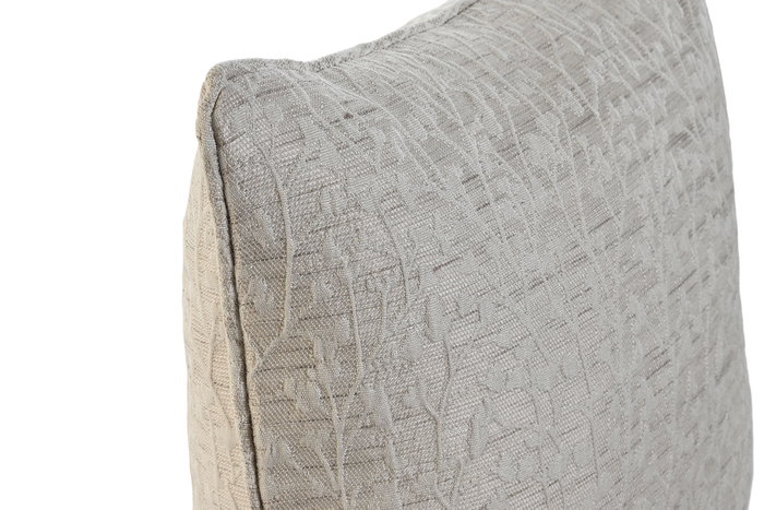 DKD Home Decor Cojín de Poliéster Jaquard Beige 45x45x45 cm
