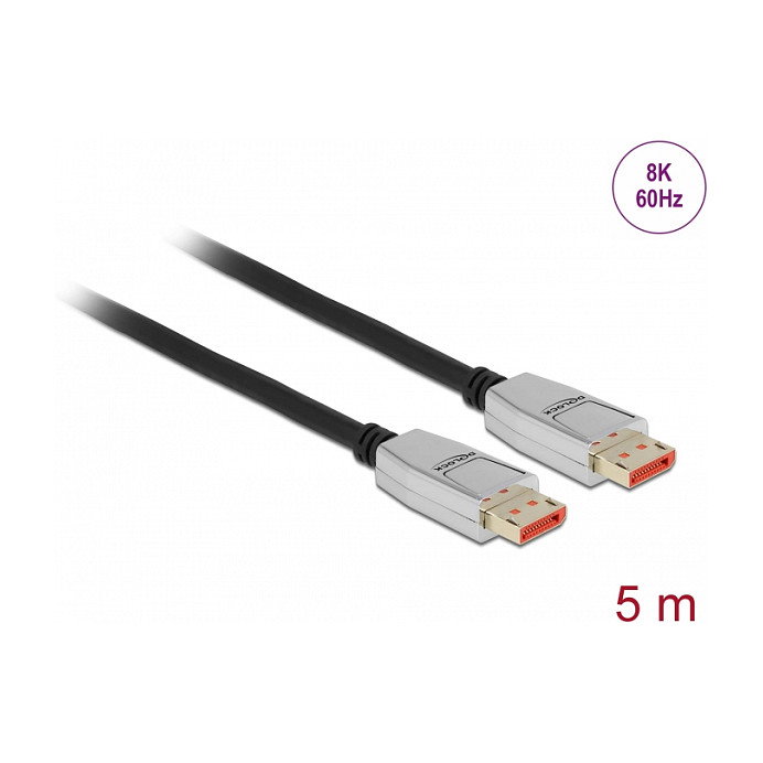 DeLOCK Cable DisplayPort 8K 60 Hz 5 m DeLOCK Cable DisplayPort 8K 60 Hz 5 m