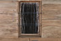DKD Home Decor Armario Colonial Marrón 4 Puertas Acacia Cristal Led 145x40x153 cm