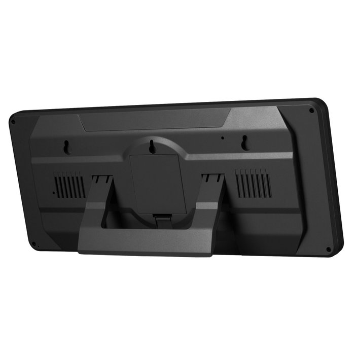 Kienzle Reloj de Pared Digital con Control por Radio y Visualización de Fecha, Negro