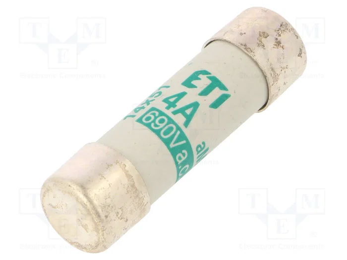 ETI POLAM Fusible de cartucho 4A 690VAC 14x51mm ETI POLAM Fusible de cartucho 4A 690VAC 14x51mm
