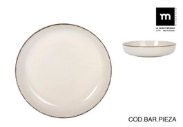 La Mediterranea Bol Anllo Nordic Ivory Brillo 23cm
