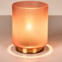 Home Deco Factory Lámpara de Mesa Rosa
