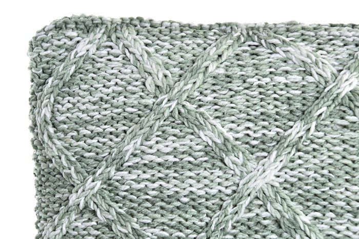 DKD Home Decor Cojín Algodón Poliéster 45x10x45 Verde Surtido 2 Unidades