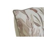 DKD Home Decor Cojín de Poliéster Leaves Impreso Multicolor