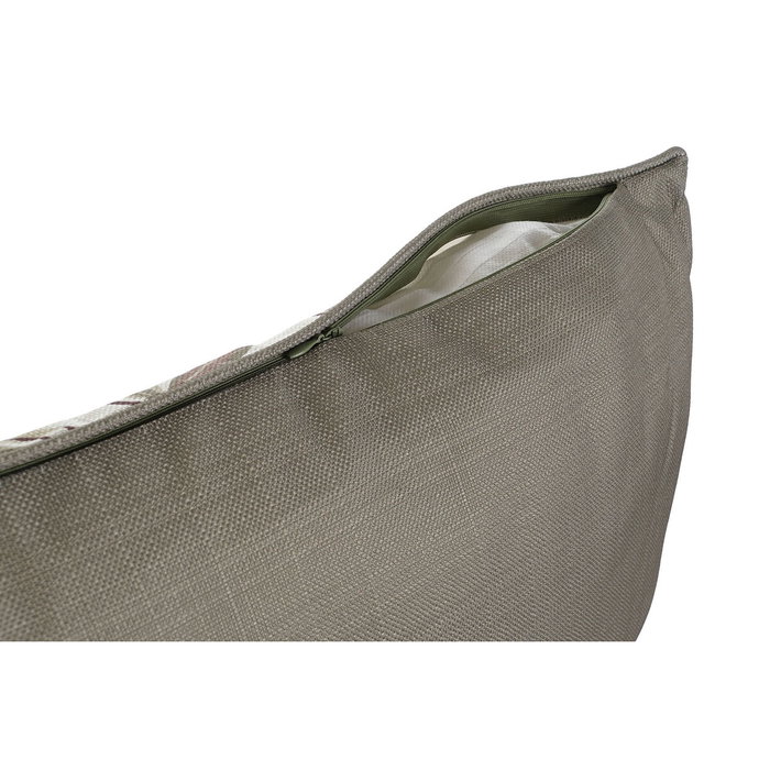 DKD Home Decor Cojín de Poliéster Leaves Impreso Multicolor DKD Home Decor Cojín de Poliéster Leaves Impreso Multicolor