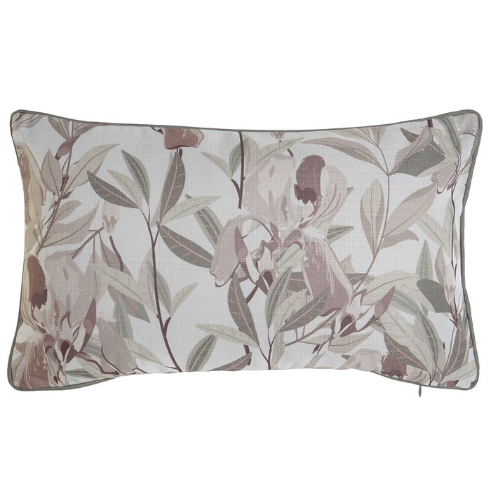 DKD Home Decor Cojín de Poliéster Leaves Impreso Multicolor DKD Home Decor Cojín de Poliéster Leaves Impreso Multicolor