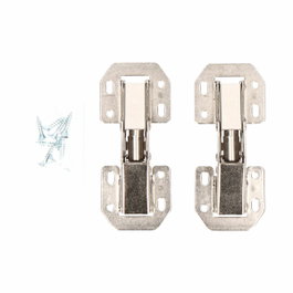 Edm Bisagra cazoleta sobreponer modelo BC10, acero zincado, 104 x 44 mm