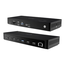 i-tec CAINTGDUAL4KDOCPD Docking Station Thunderbolt 4 12 en 1 - 96W PD, Triple Monitor 8K, 2xHDMI, DP, 2.5G LAN, 3xUSB-A, USB-C, Lector Tarjetas, Kensington