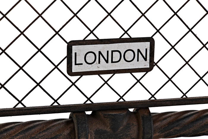 DKD Home Decor Reloj Pared Loft Gris Oscuro 5 x 42 x 93 cm