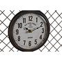 DKD Home Decor Reloj de Pared Industrial de Hierro con 3 Relojes y Acabado Envejecido