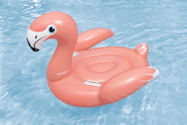 Bestway Figura Hinchable Flamenco con Asas 168x120 cm +3 Años Playa y Piscina 41526