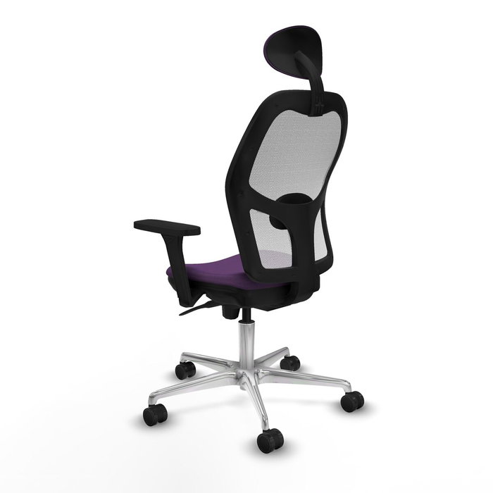 PIQUERAS Y CRESPO Silla de oficina Jorquera Morada y Blanca PIQUERAS Y CRESPO Silla de oficina Jorquera Morada y Blanca