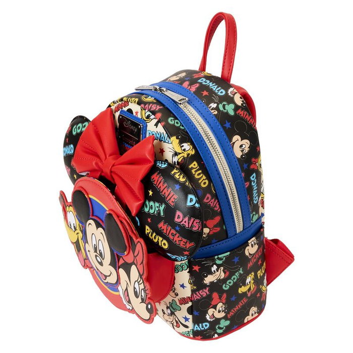 Loungefly Mochila con Diadema de Orejas Mickey and Friends Classic Disney 26cm Piel Vegana Loungefly Mochila con Diadema de Orejas Mickey and Friends Classic Disney 26cm Piel Vegana