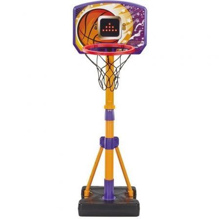 Vtech Canasta de Baloncesto con Pantalla Electrónica 80-571422-022, Ajustable de 1m a 1.40m para Niños