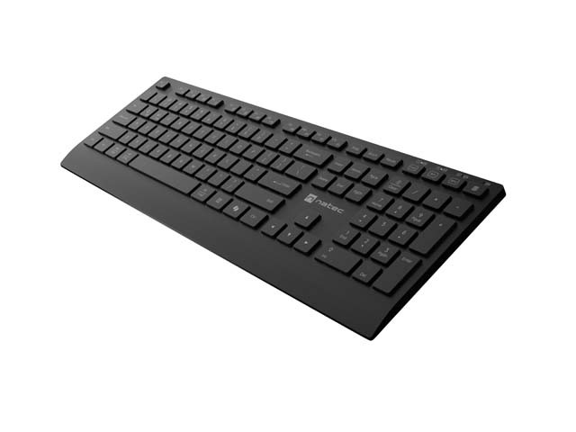 Natec Stingray 2 Teclado y Ratón Inalámbricos Negro, Diseño Polish Layout Natec Stingray 2 Teclado y Ratón Inalámbricos Negro, Diseño Polish Layout