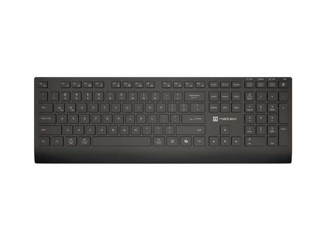 Natec Stingray 2 Teclado y Ratón Inalámbricos Negro, Diseño Polish Layout Natec Stingray 2 Teclado y Ratón Inalámbricos Negro, Diseño Polish Layout