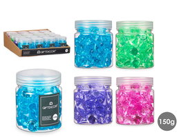 Giftdecor Bote 150Gr Diamante Gr Surtidos Colores 6.5 x 8 x 6.5 cm (Set de 32)